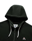 Pique Zip Front Hoodie