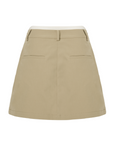 Soda Pop Pleated Drawstring Mini Skirt
