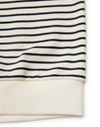 Adeline Button-less Placket Striped Sweater