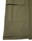 Savannah Chino Khaki Asymmetric Skirt