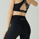 Freedom Synergy Active Set - Supportive Bra & Flexible Leggings (Pitch Black)