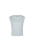 Vicky T-Shirt With Shoulder Pleat Detail