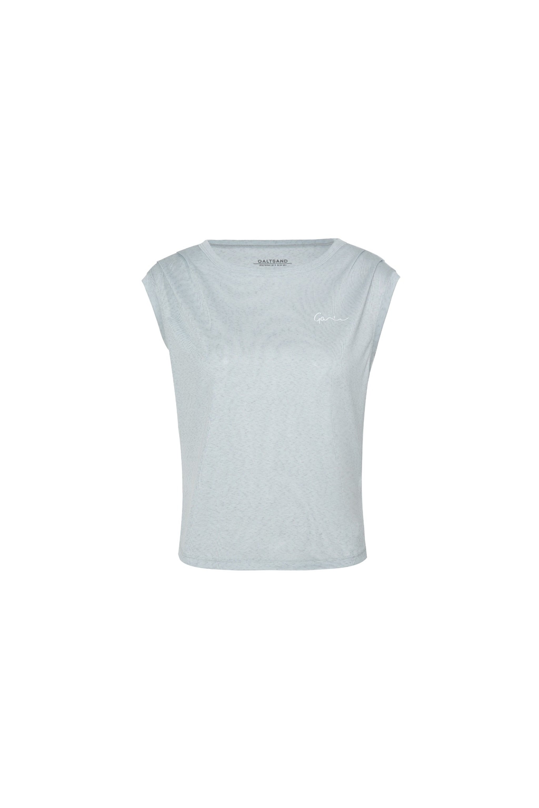 Galtsand Vicky Tank Top With Shoulder Pleat Detail