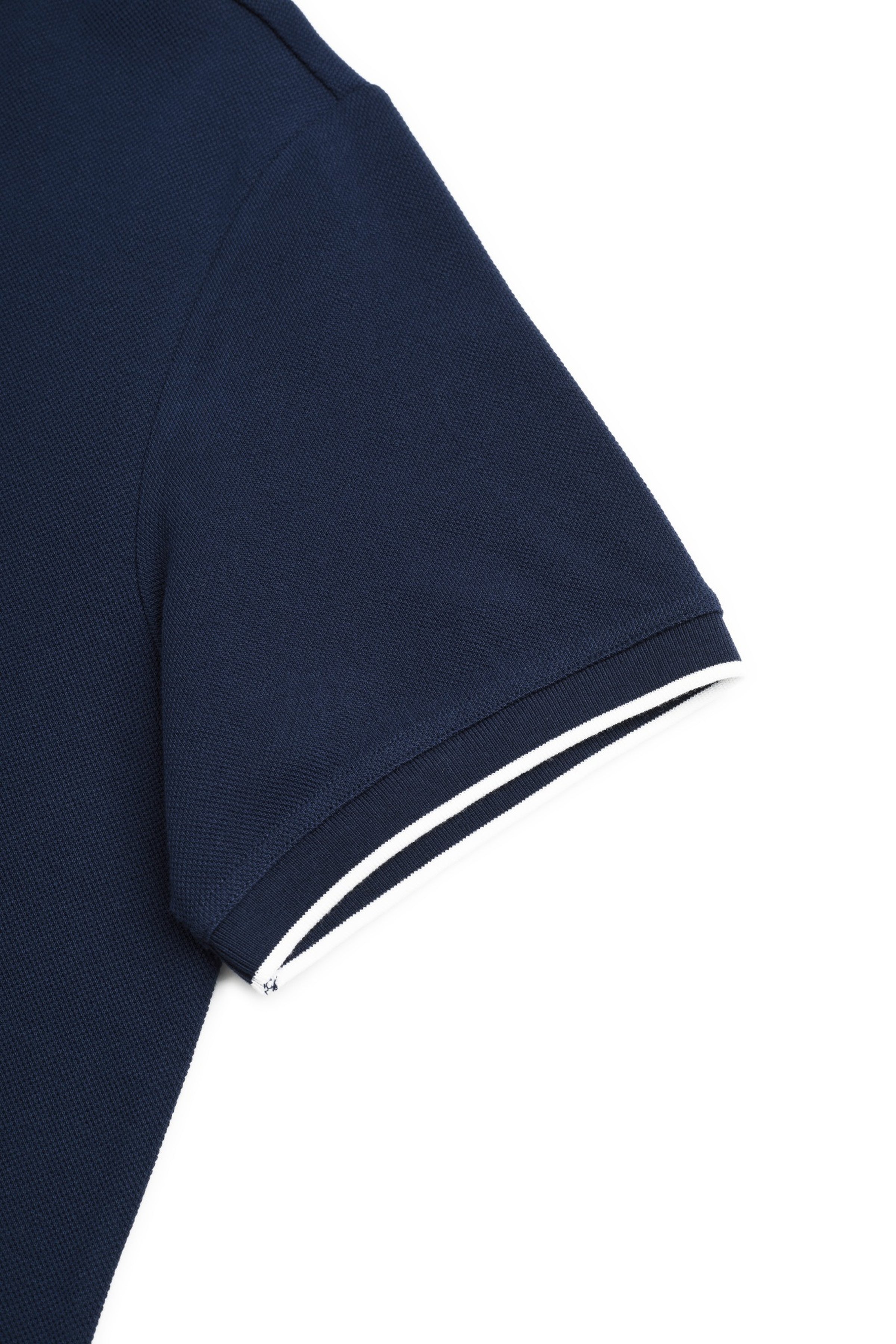 Danny Contrast Tipping Pique Polo