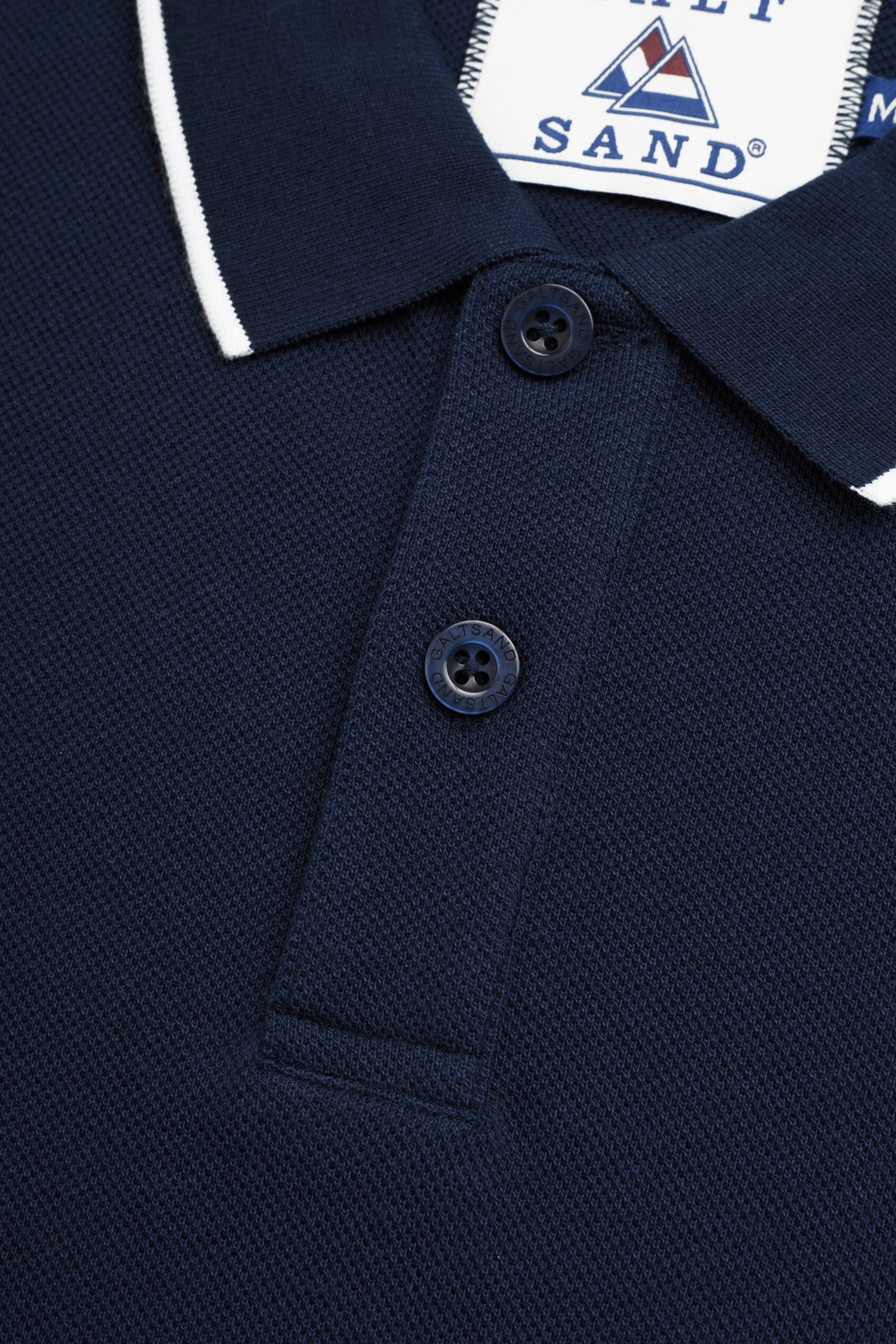 Danny Contrast Tipping Pique Polo