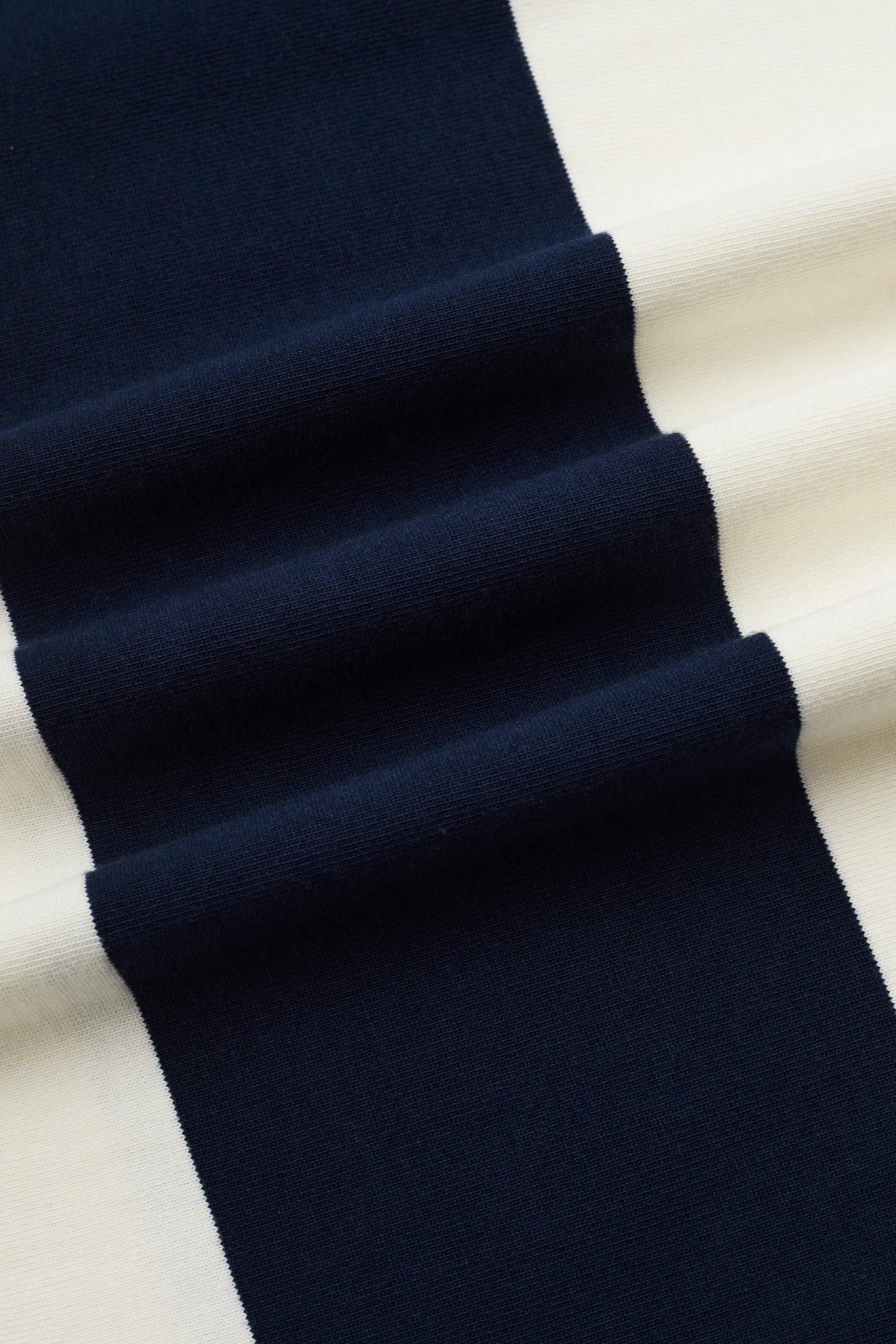 Galtsand Rugger Wide Stripe Rugby Polo in Navy