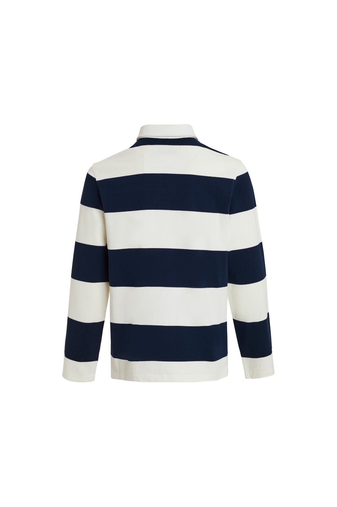 Galtsand Rugger Wide Stripe Rugby Polo in Navy