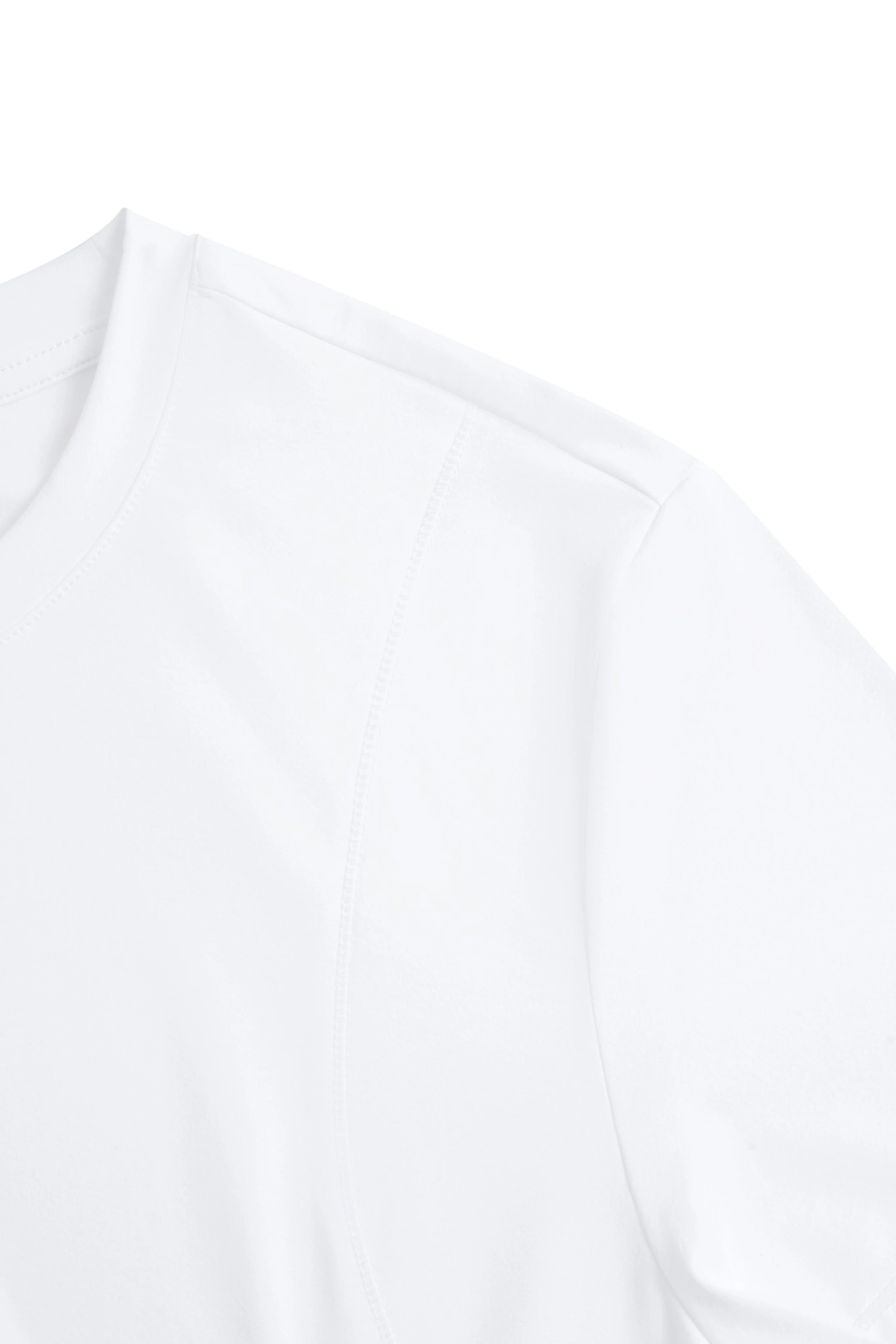 Nicole T-Shirt With Stitched Details On Shoulders