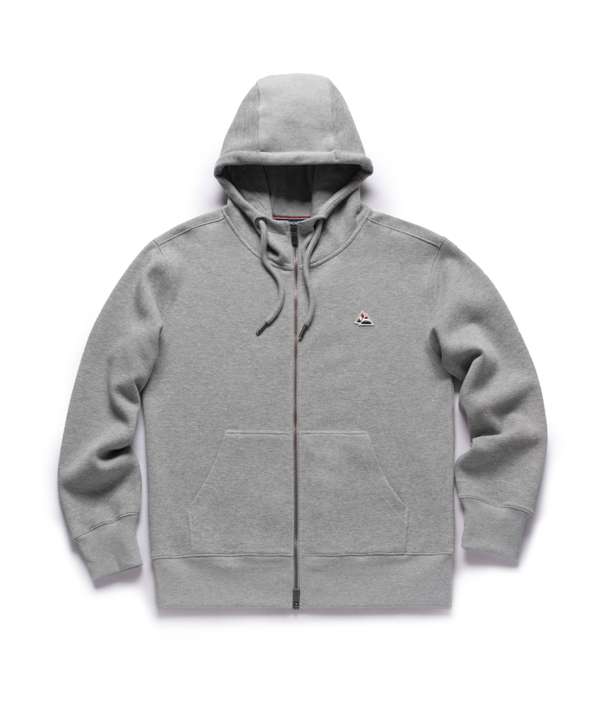 Galtsand Pique Zip Front Hoodie