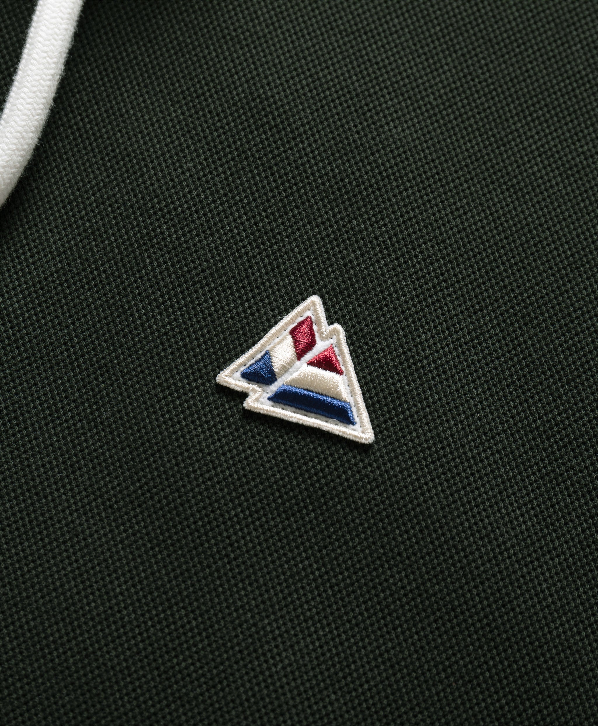 Galtsand Pique Zip Front Hoodie