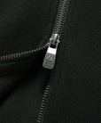 Pique Zip Front Hoodie