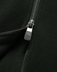 Pique Zip Front Hoodie