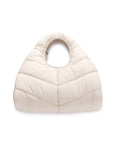 Half Moon Crescent Quilted Oversize Bag