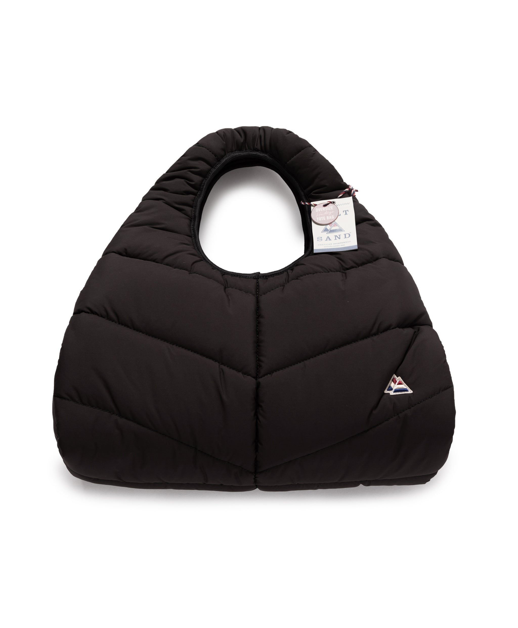 Sac matelassé oversize en croissant de lune
