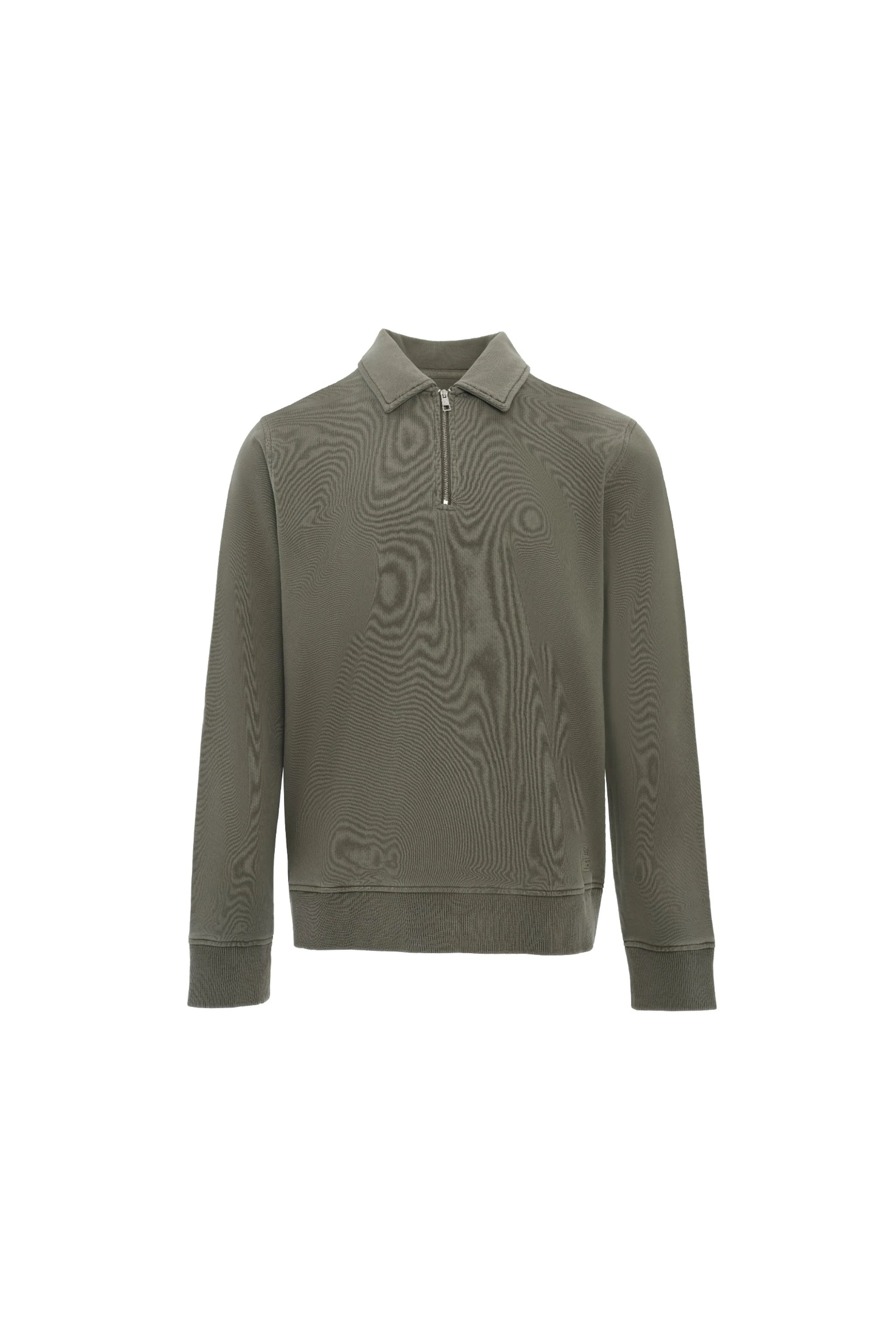 Patrick Garment Dye Shirt Collar Quarter Zip