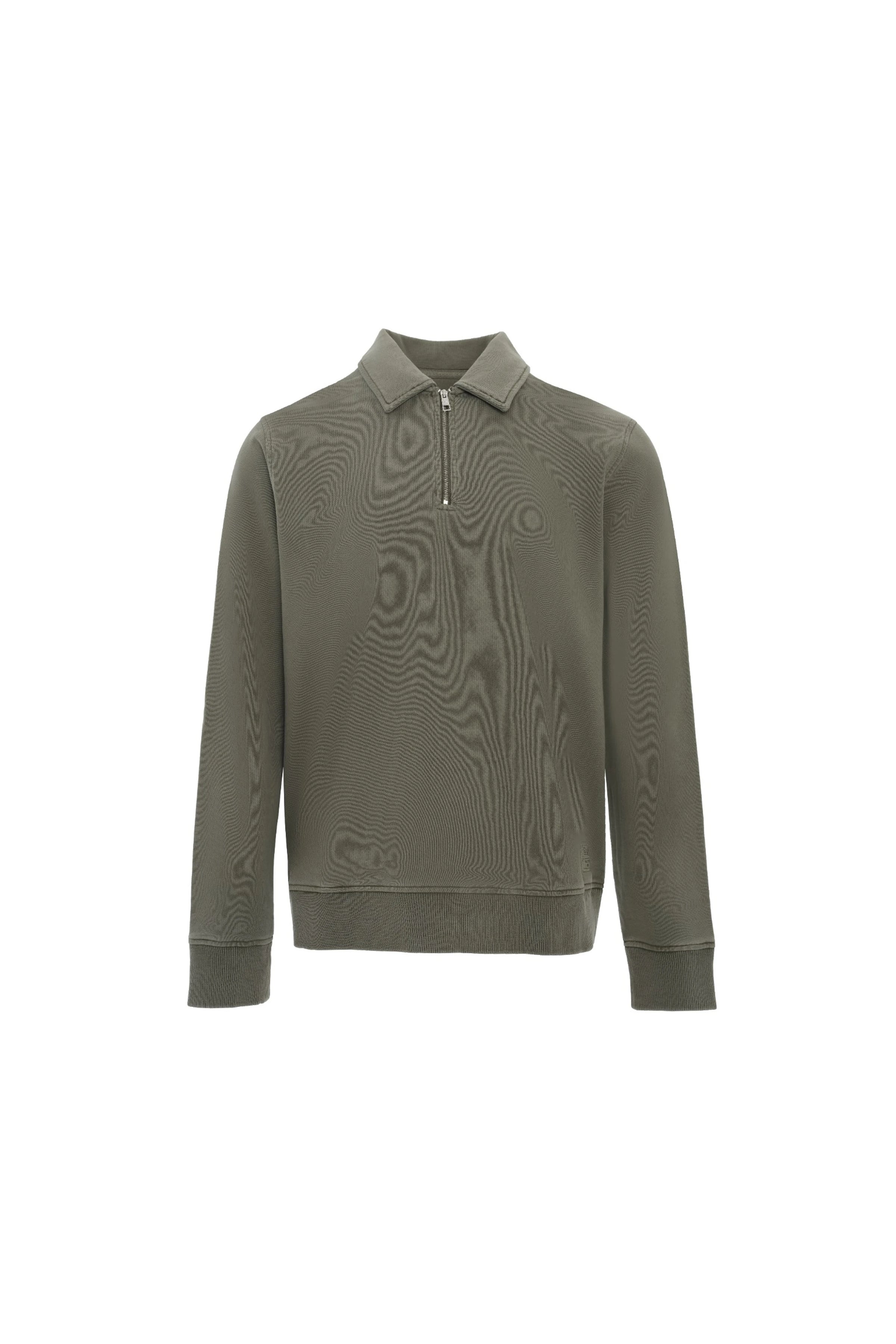 Patrick Garment Dye Shirt Collar Quarter Zip