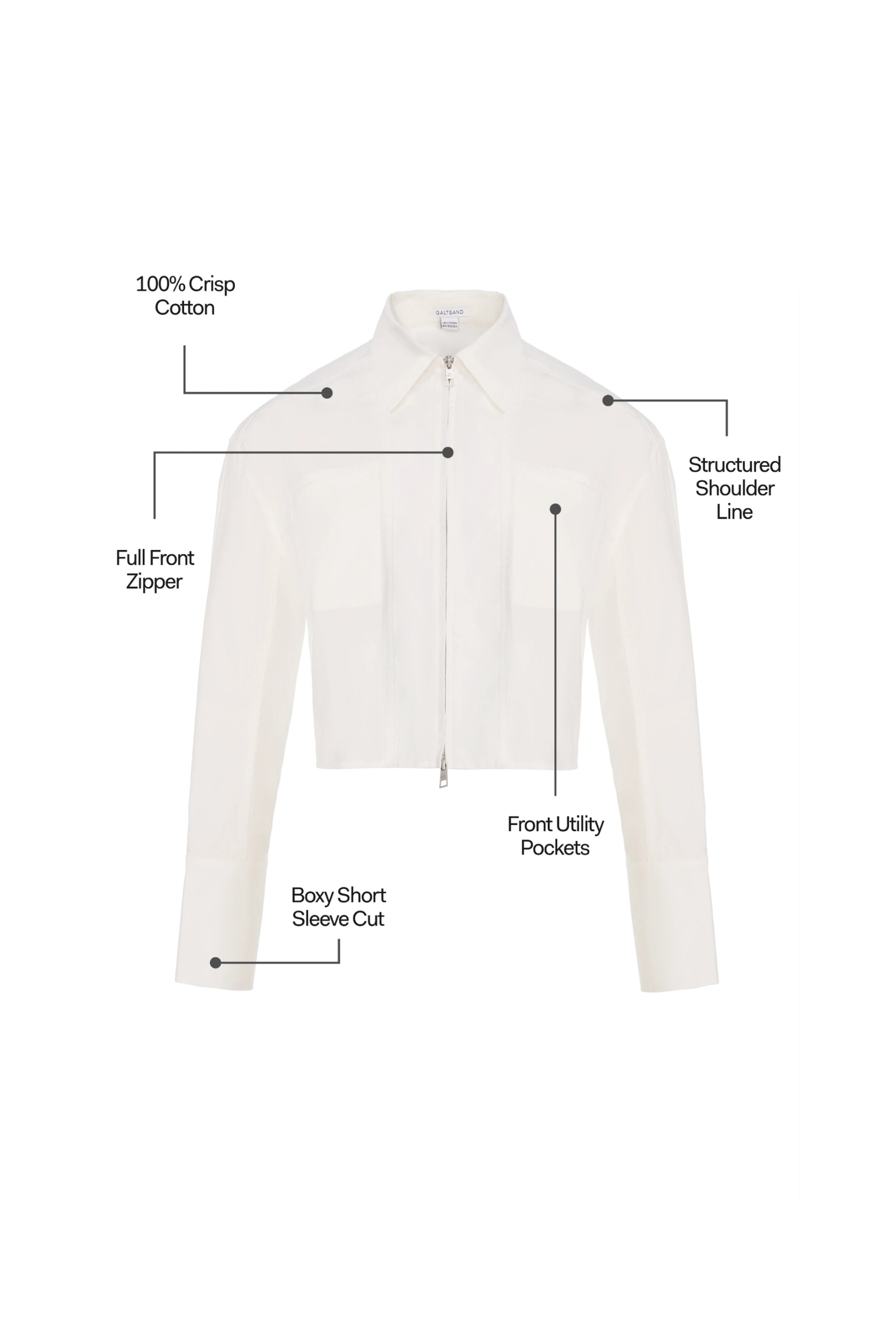 Chemise zippée Liberate