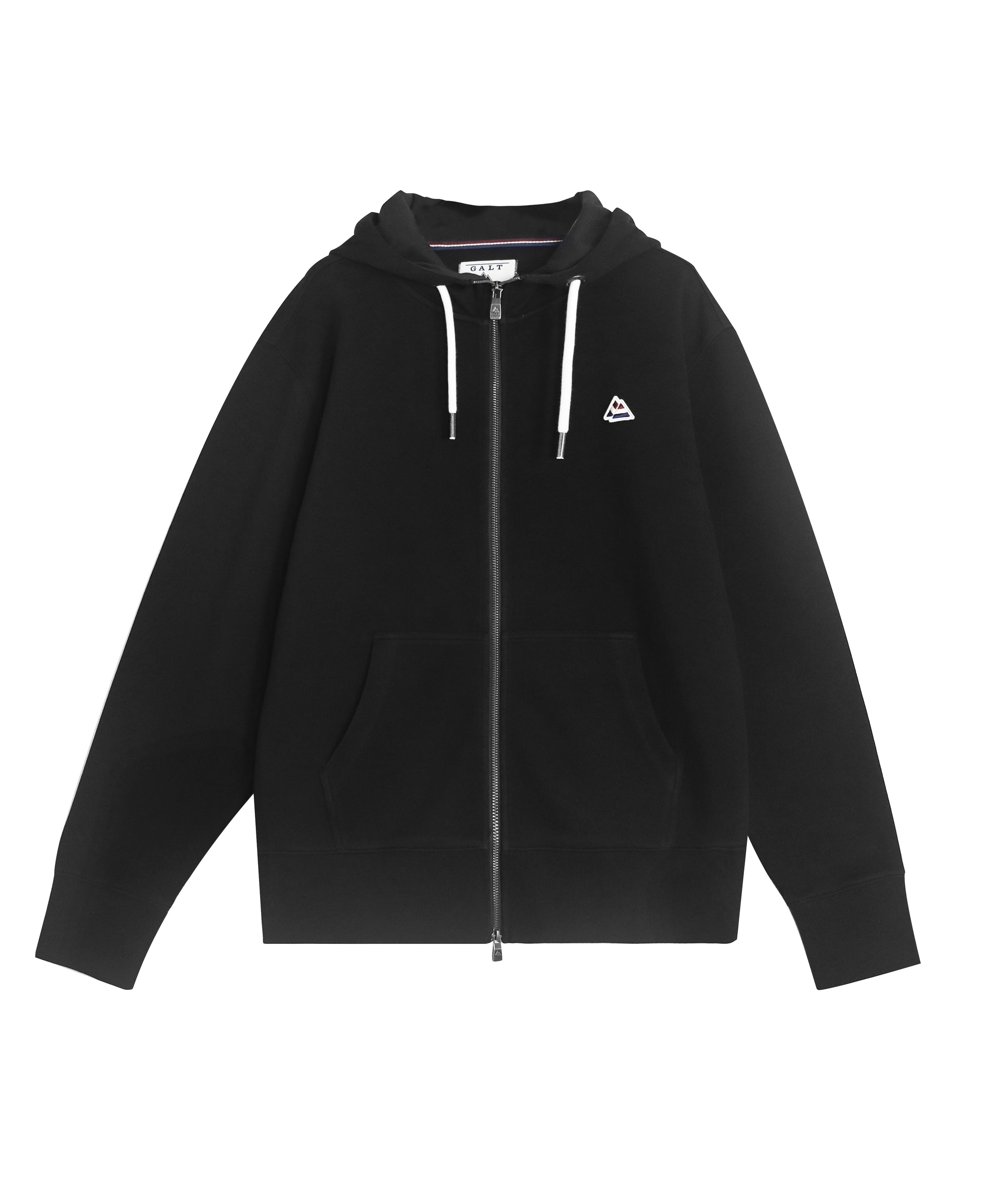 Galtsand Pique Zip Front Hoodie
