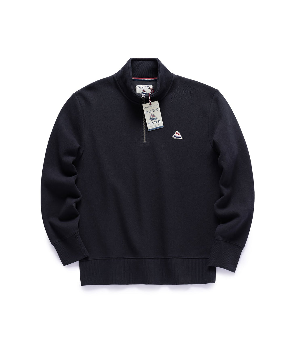 
                      
                        Pique Quarter Zip Set In Dark Navy
                      
                    