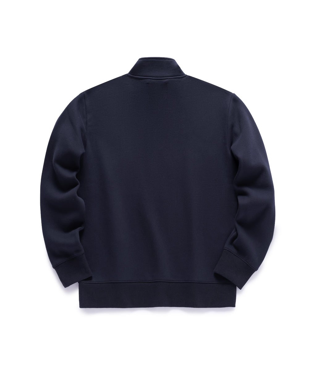 Heritage Quarter Zip In Navy