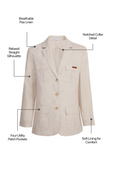 Luxor Linen Travel Blazer
