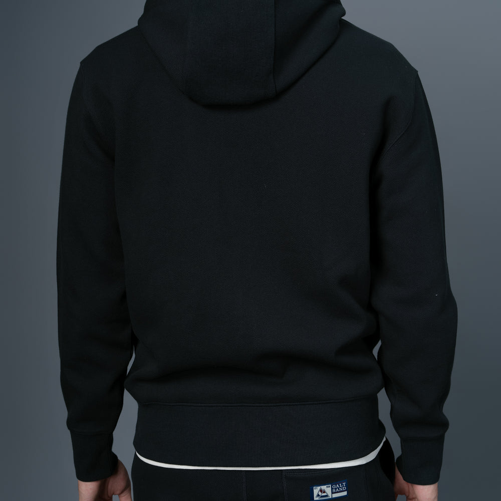 
                      
                        Pique Zip Front Hoodie
                      
                    