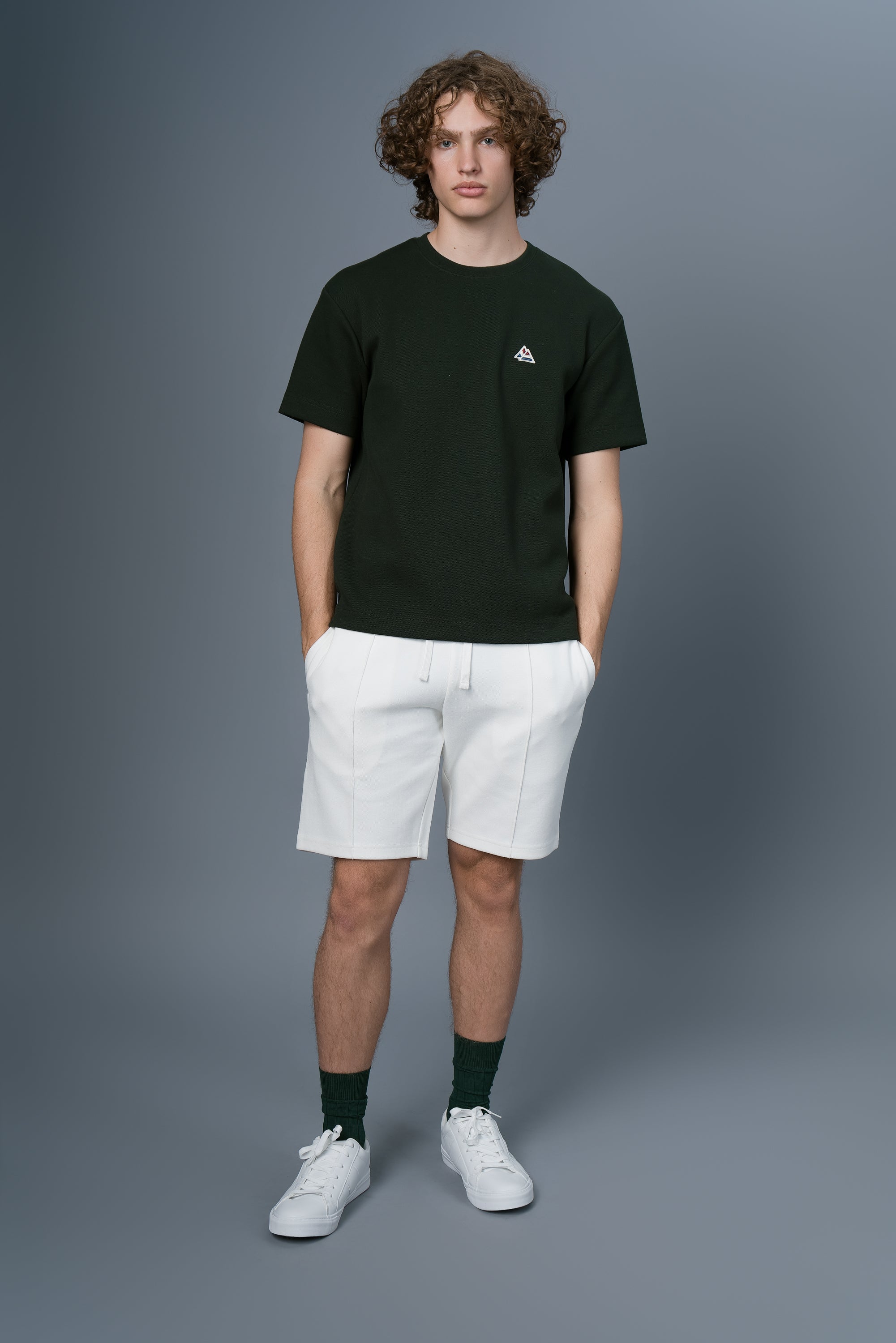 Galtsand Pique Pintuck Short