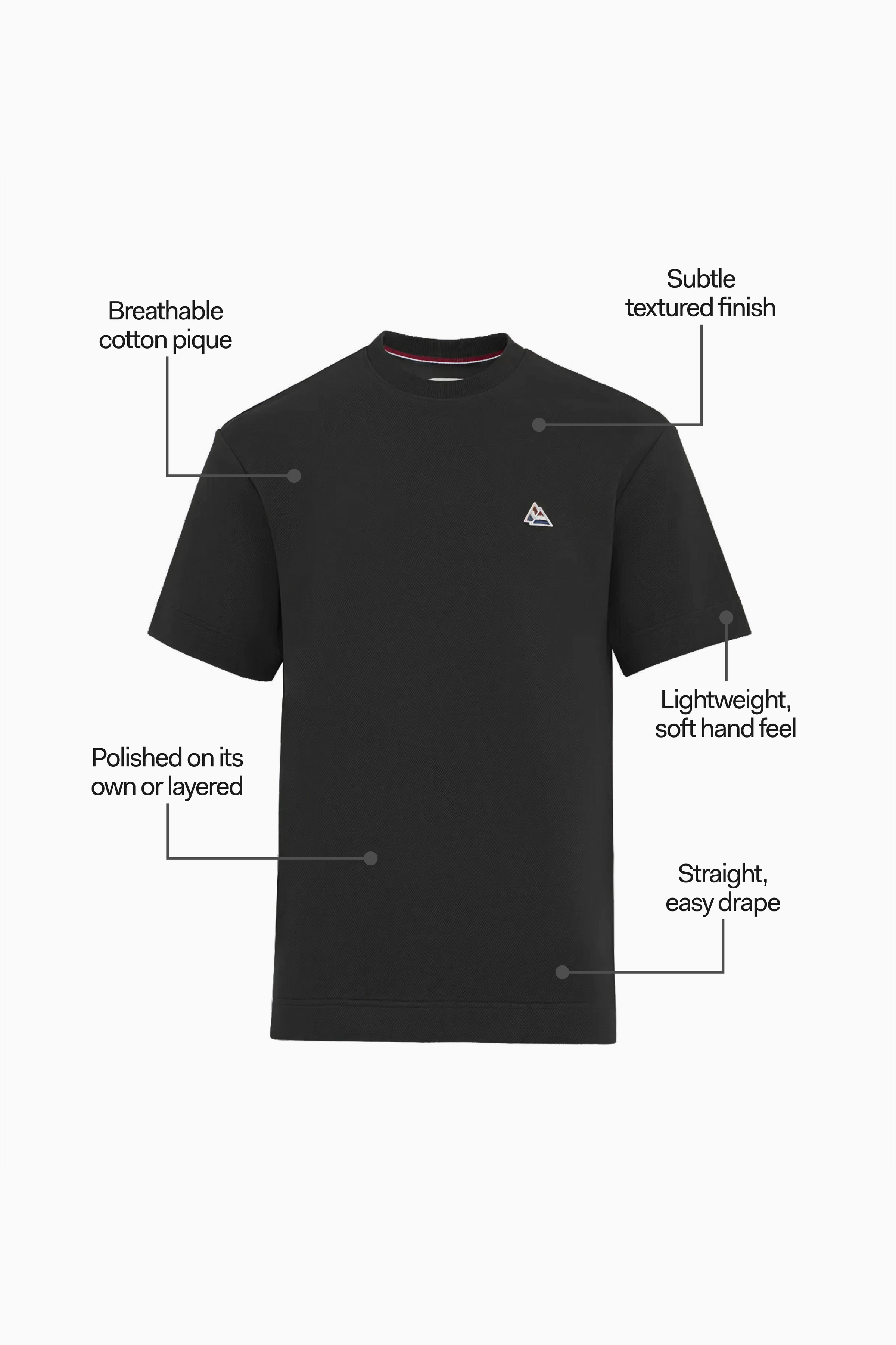 Galtsand Pique Short Sleeve T-Shirt