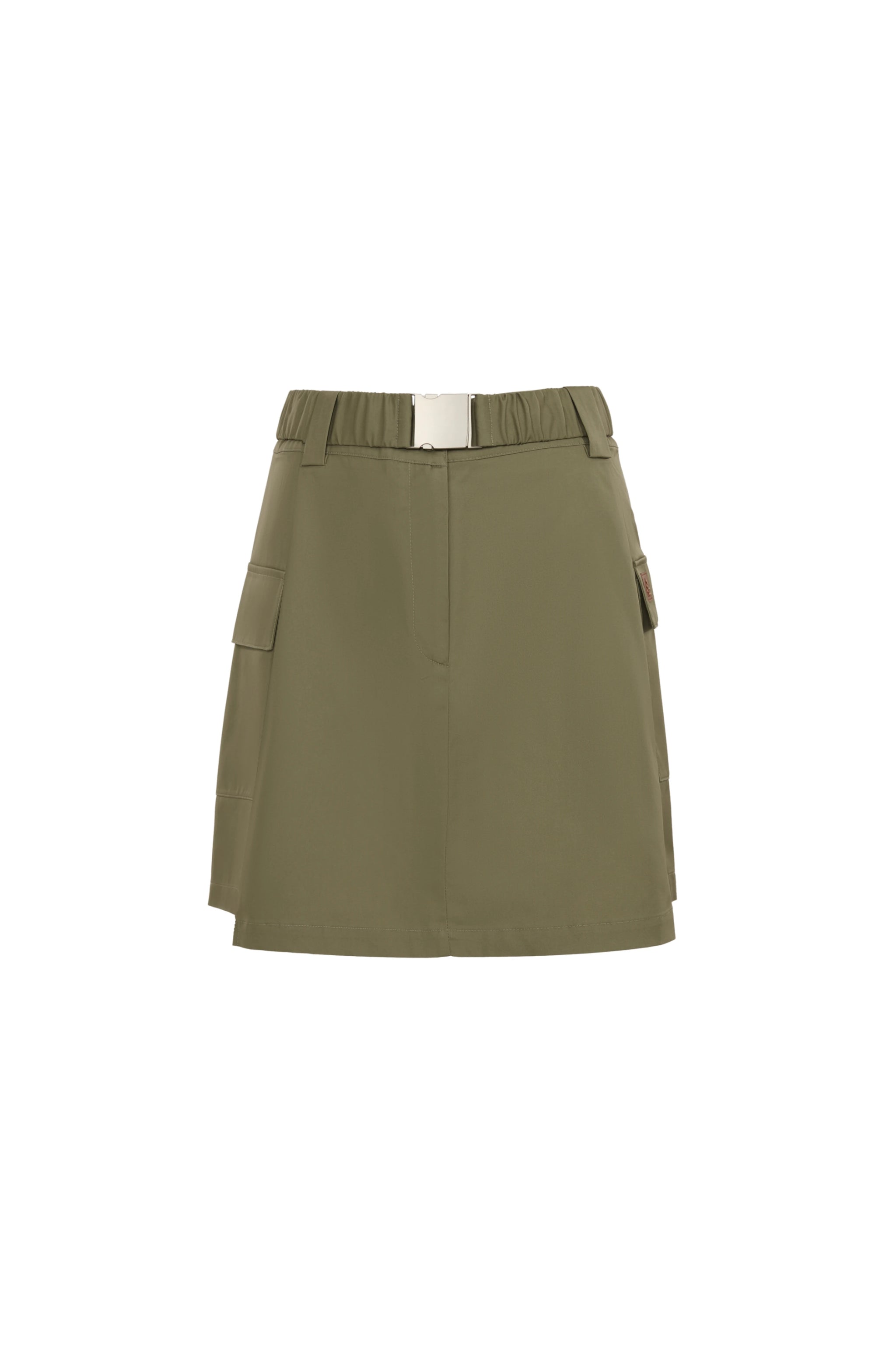 Jupe asymétrique Savannah Chino Kaki