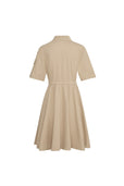 Savannah Quarter Zip Pique Collared Dress