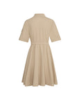 Savannah Quarter Zip Pique Collared Dress