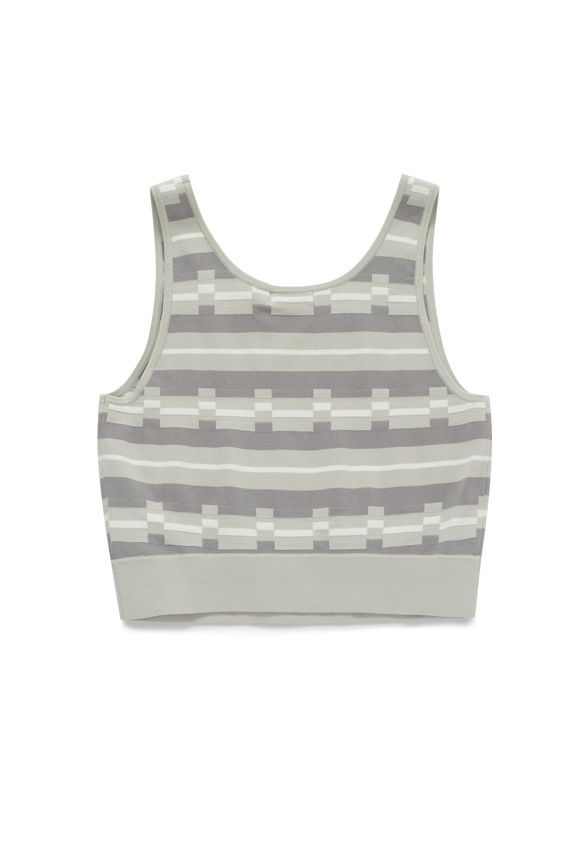 Geometric Cropped Tank Top