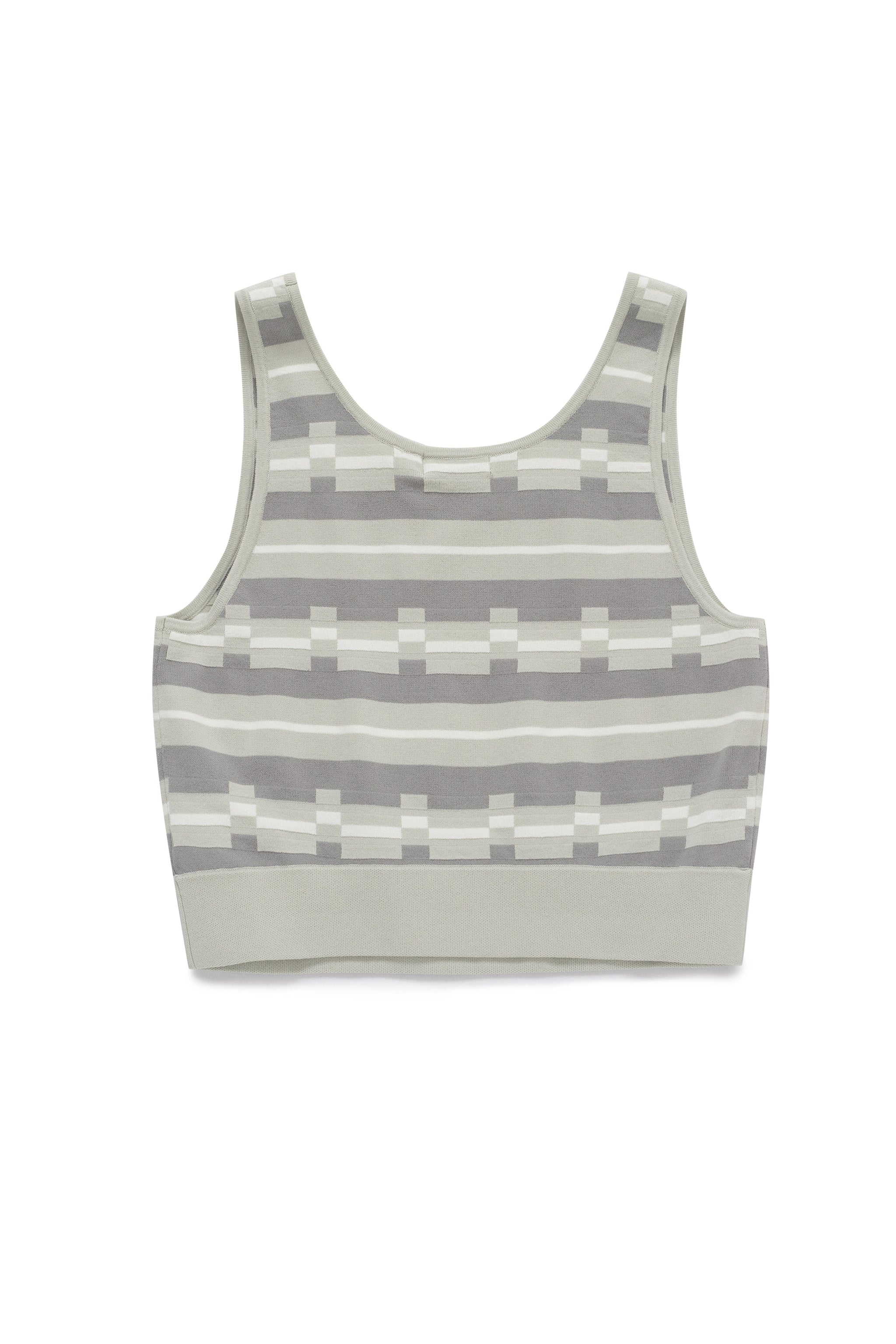 Galtsand Geometric Cropped Tank Top