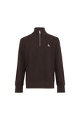 Pique Quarter Zip Sweatshirt