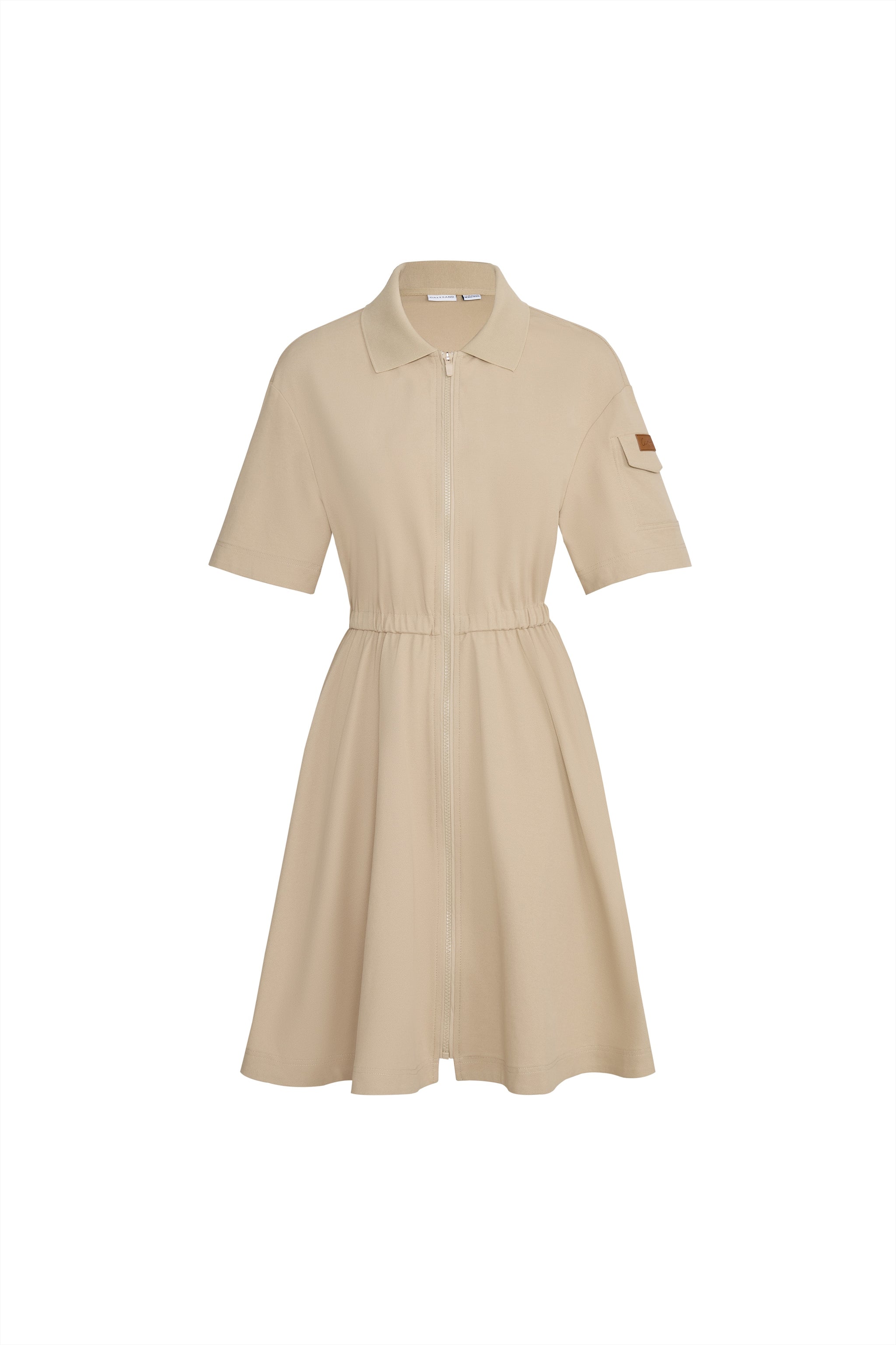 Galtsand Savannah Quarter Zip Pique Collared Dress