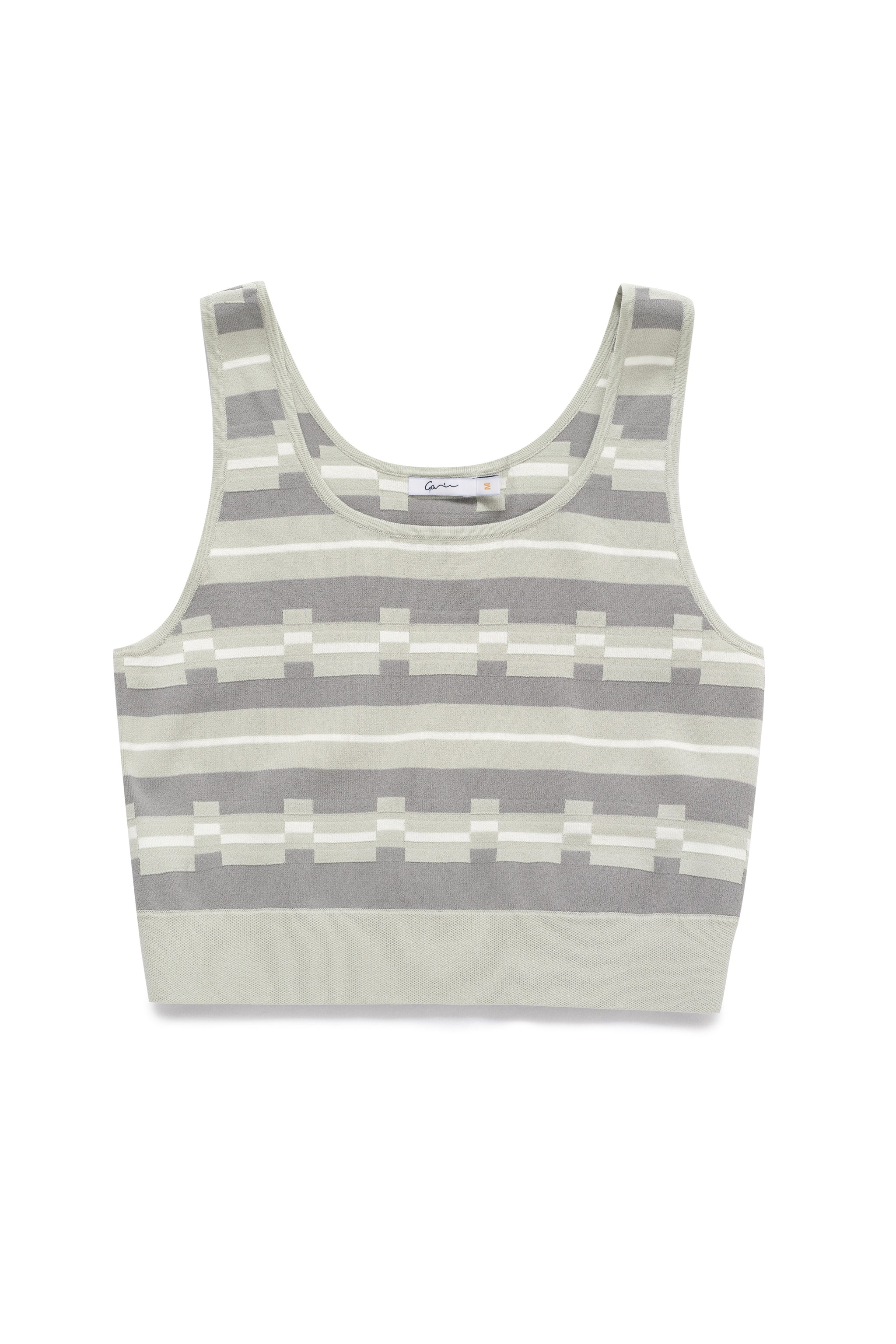 Galtsand Geometric Cropped Tank Top