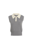 Polo Knit Cashmere Tank
