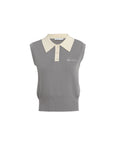 Polo Knit Cashmere Tank
