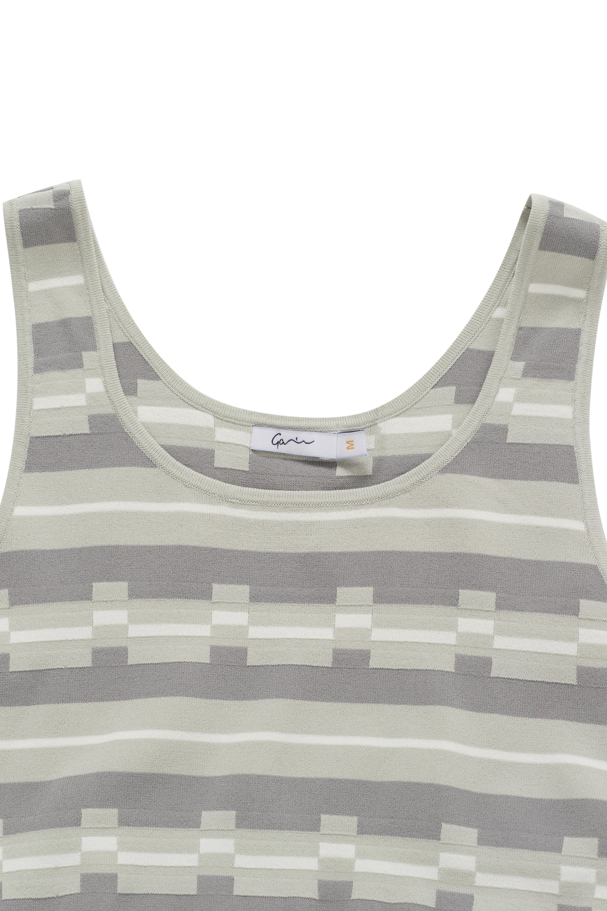 Geometric Cropped Tank Top