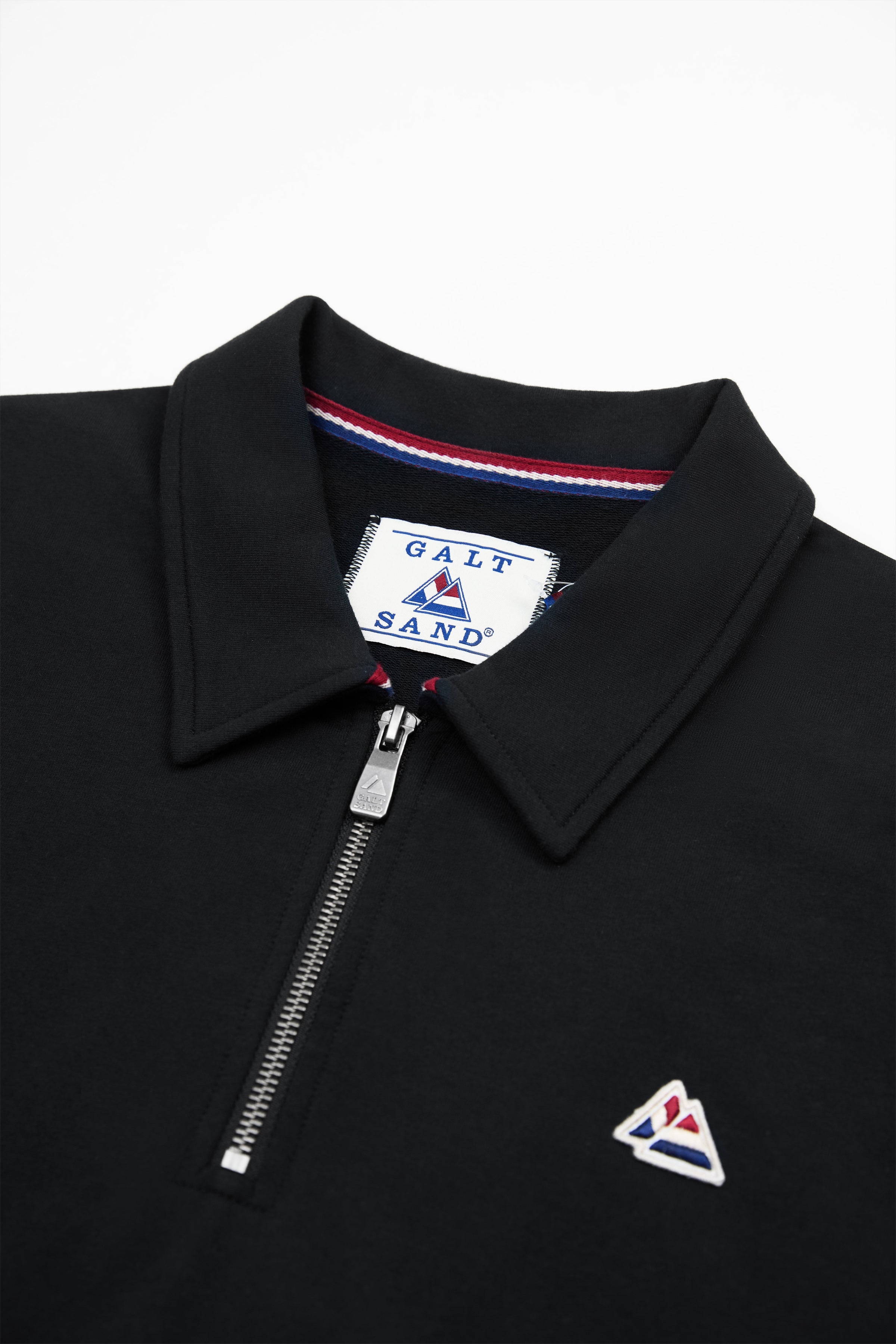 Galtsand French Terry Shirt Collar Quarter Zip