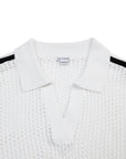 Ace Crochet Polo Knit