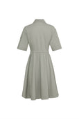 Savannah Quarter Zip Pique Collared Dress