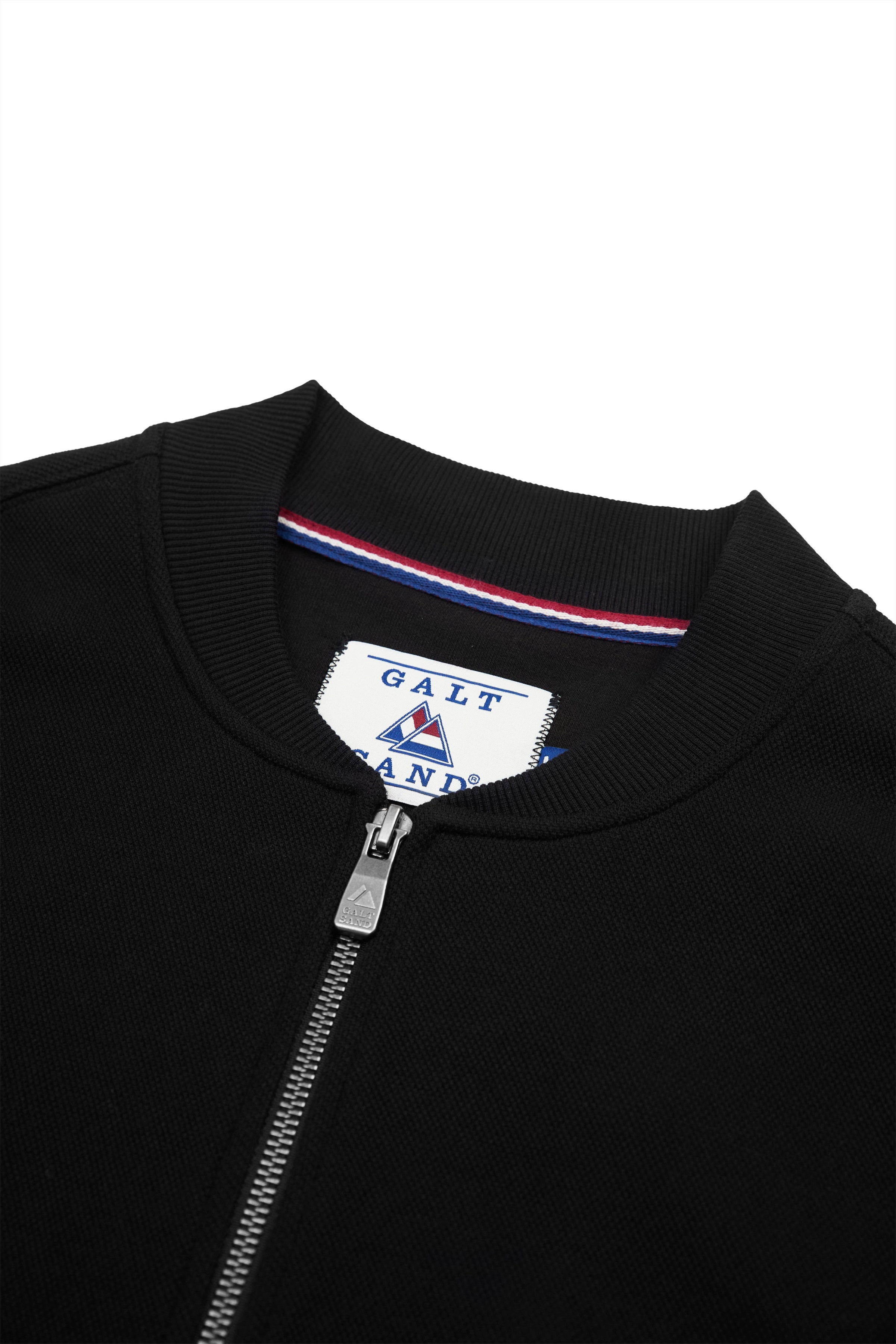 Galtsand Smith Zip Through Pique Bomber