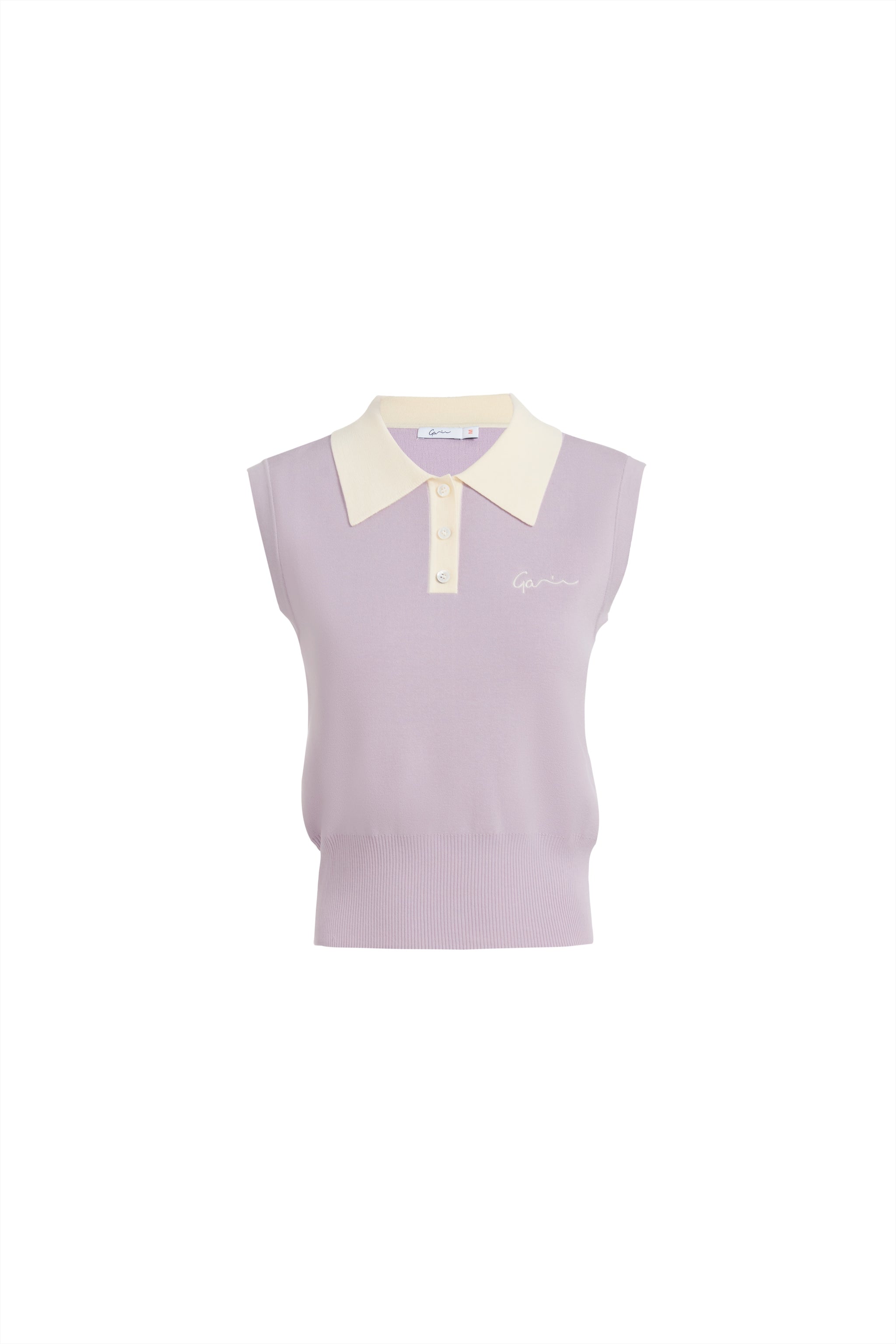 Polo Knit Cashmere Tank