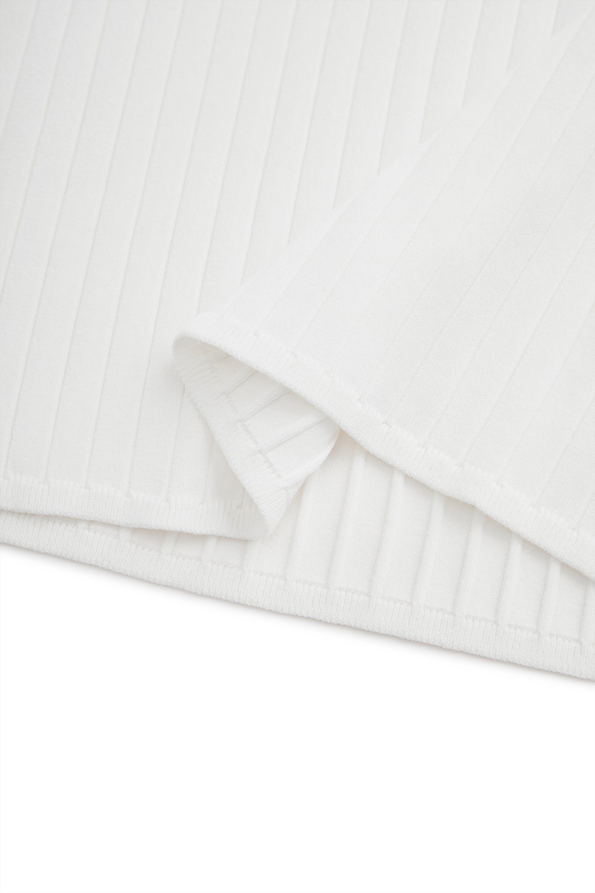 Galtsand White Knit Polo