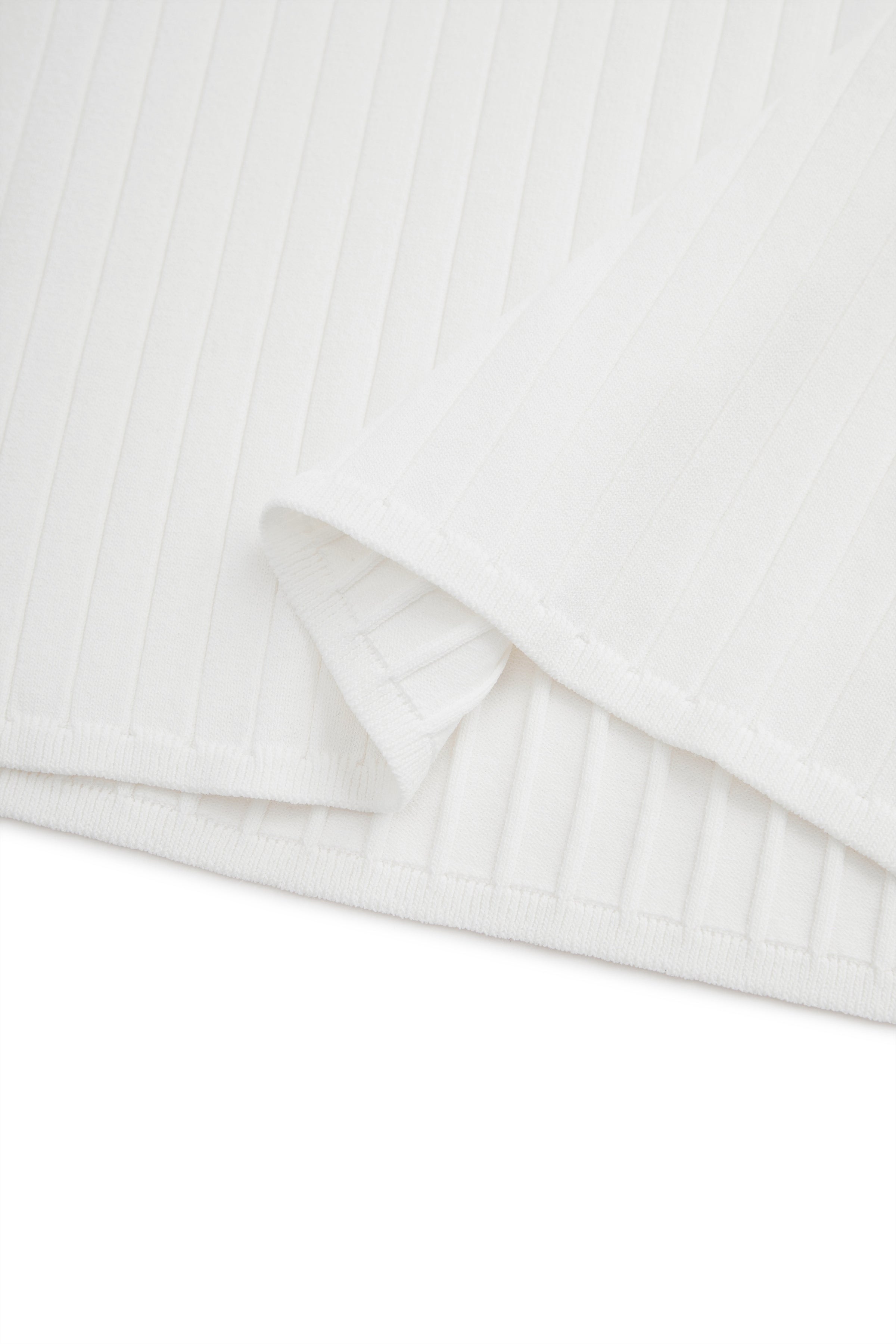 Galtsand White Knit Polo