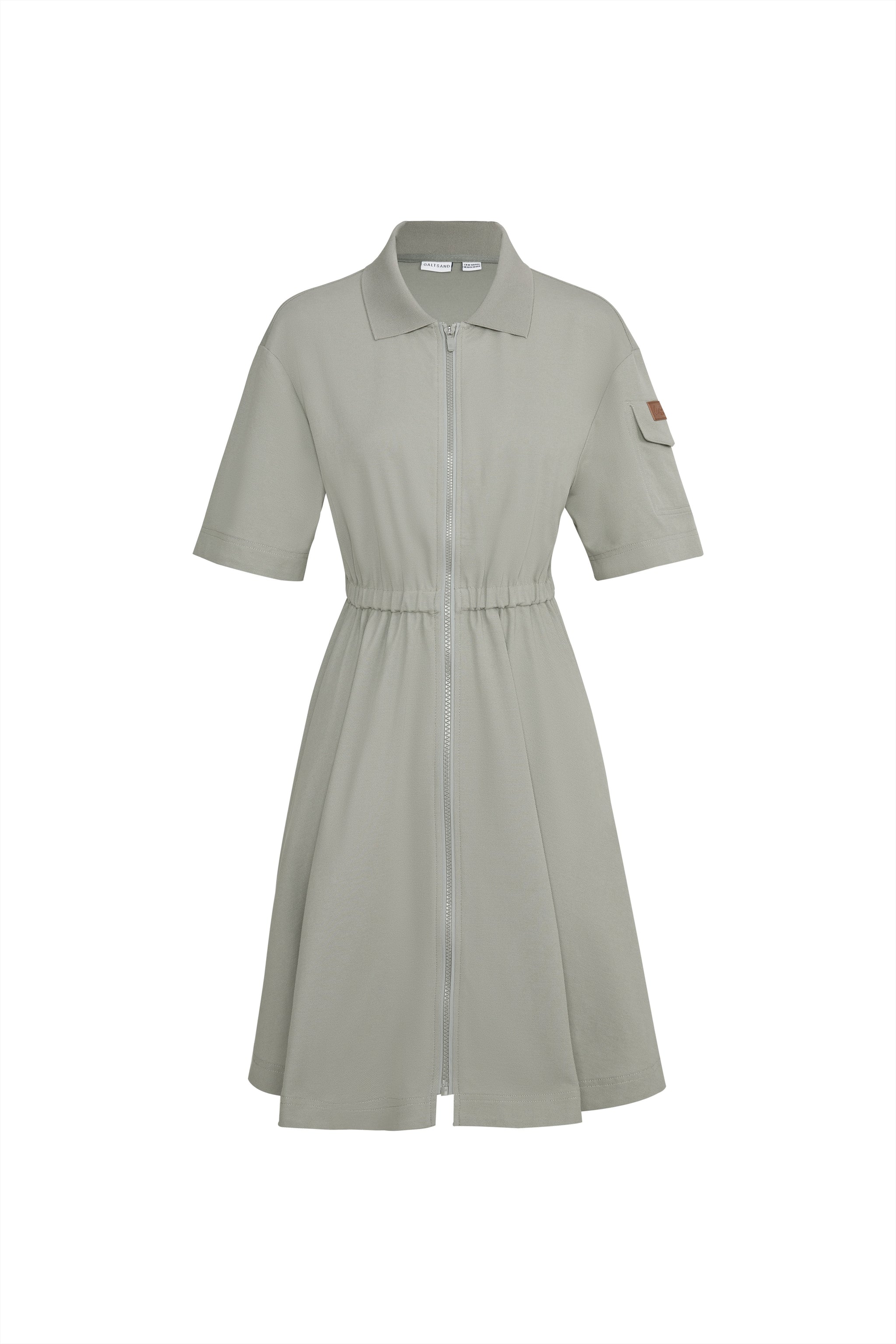 Galtsand Savannah Quarter Zip Pique Collared Dress