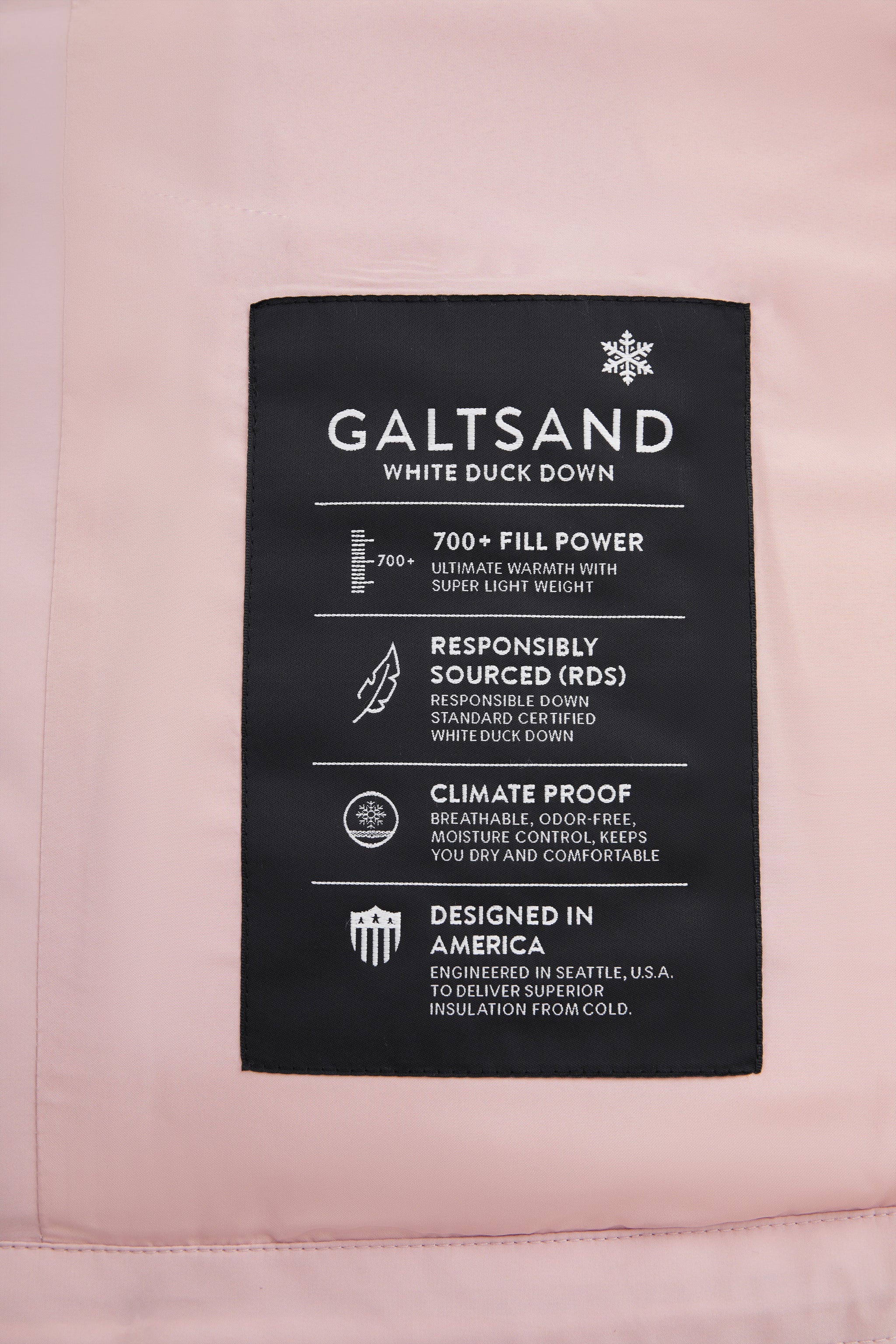Galtsand Pink Puffer Jacket