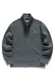 Pique Quarter Zip Sweatshirt