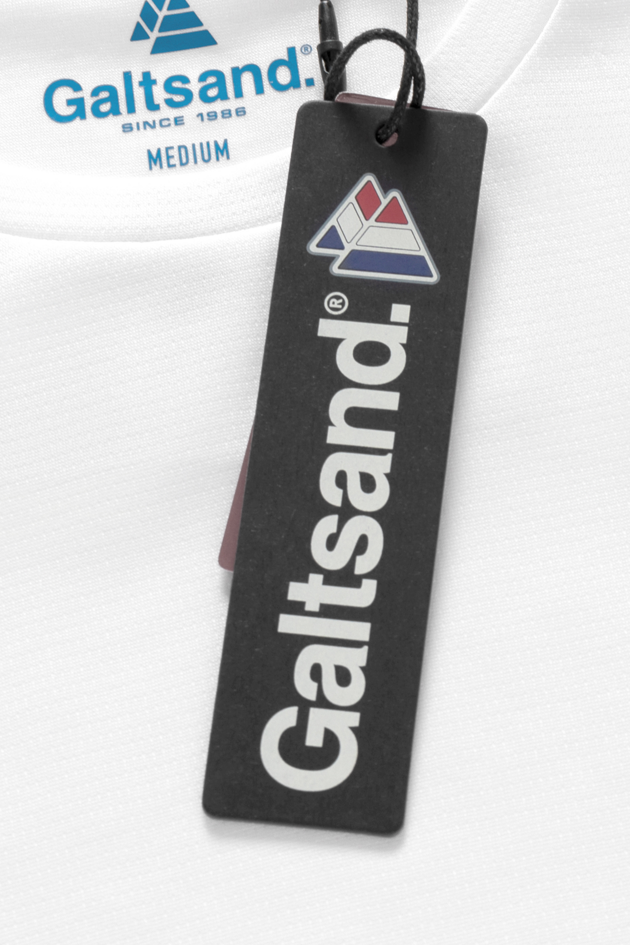 Galtsand Checker Jacquard Back Tech Tee